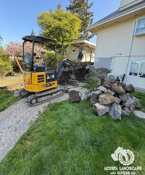 Full Perimeter Fence Replacement & Paver Access Ramp in Shoreline 